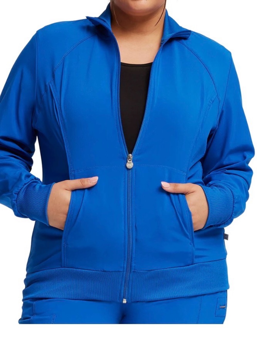 Cherokee Infinity Women's Zip Front Warm Up Scrub Jacket 4XL